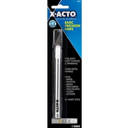 X-Acto X-Acto 9 in. No 1 Precision Knife Silver 1 pk XWA3201E
